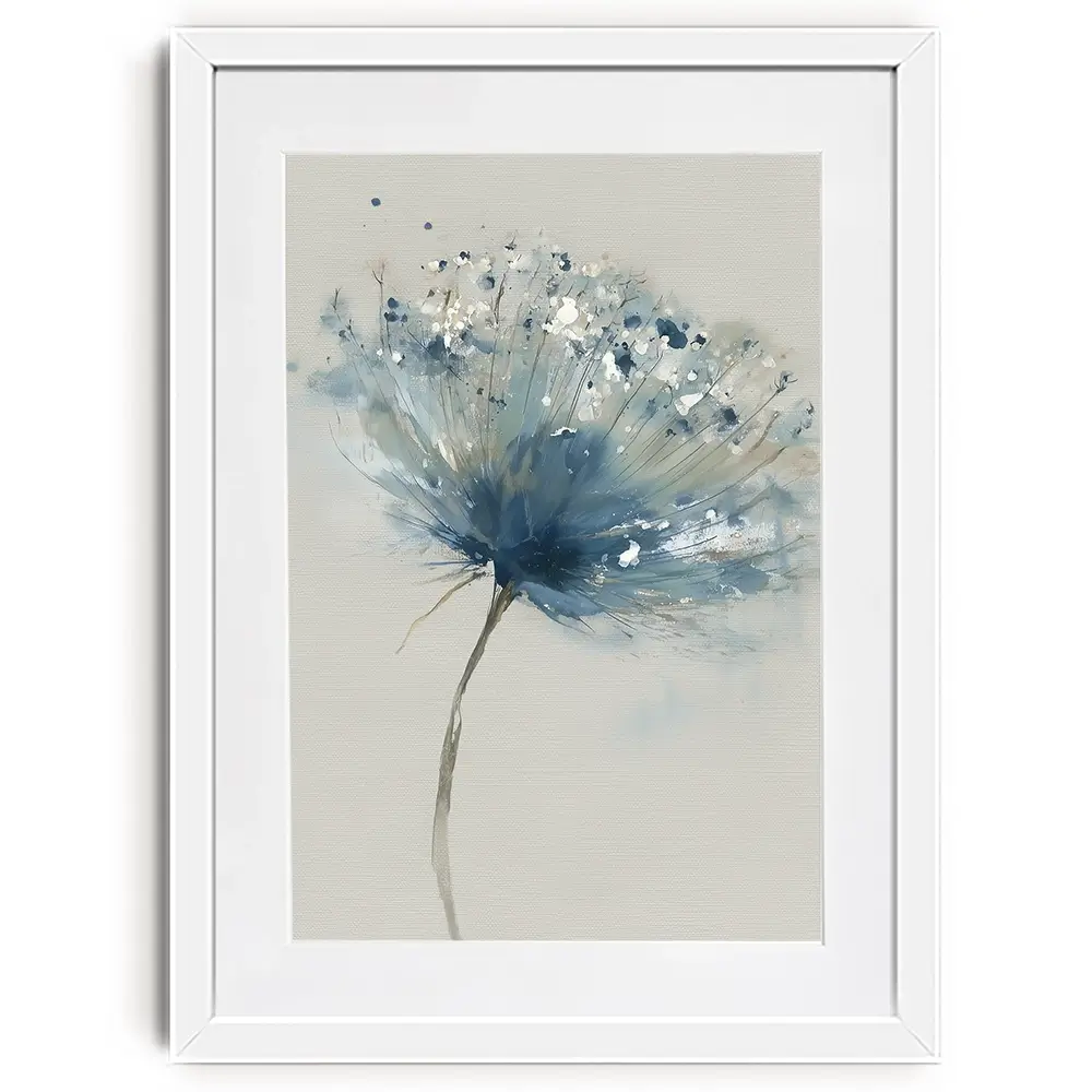 Floral Rising Framed Art Print Floral Rising Framed Art Print wall art product Chromatic Storm Studio