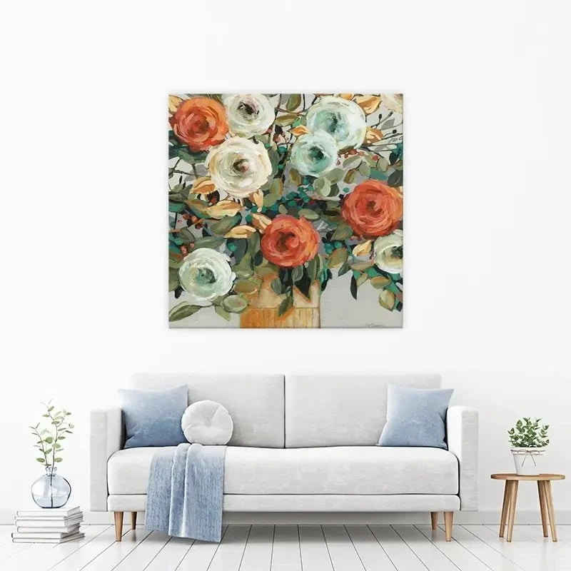 Floral Warmth Canvas Print Floral Warmth Canvas Print wall art product Carol Robinson