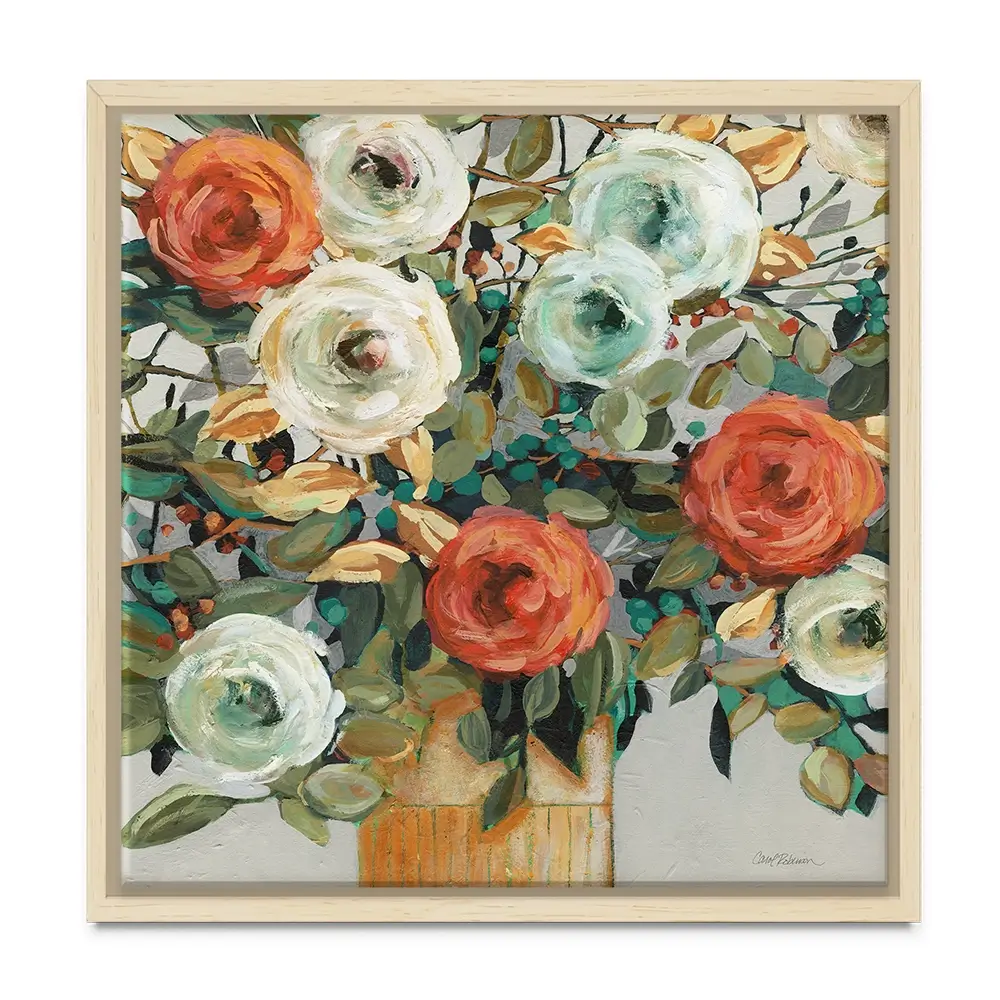 Floral Warmth Canvas Print Floral Warmth Canvas Print wall art product Carol Robinson