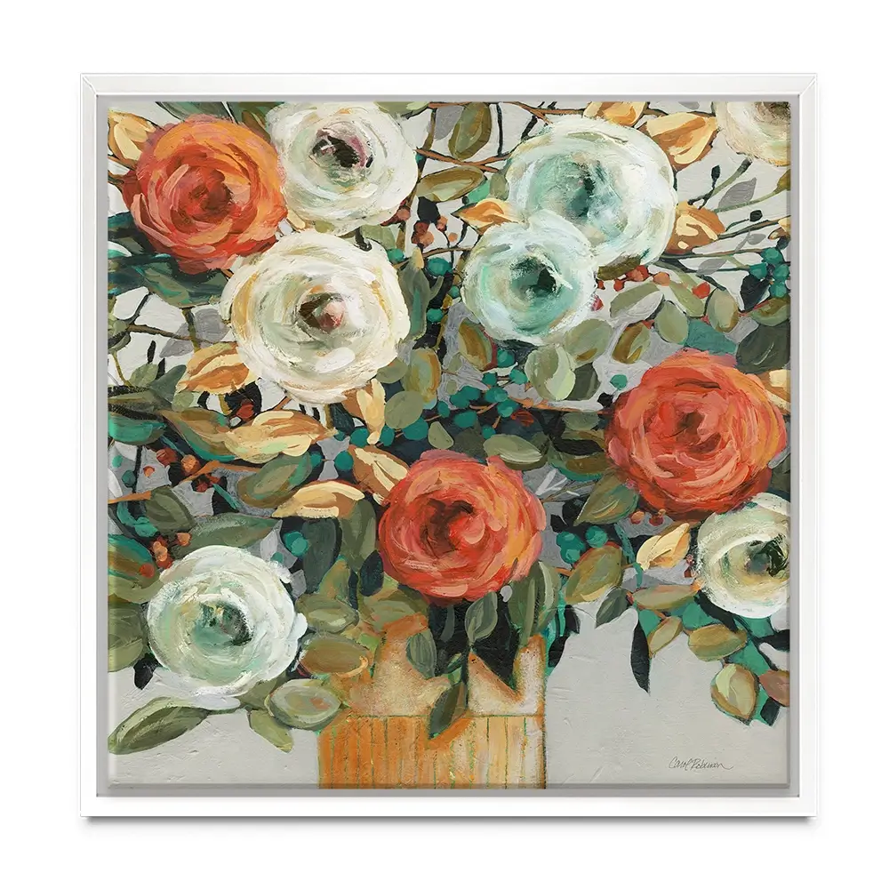 Floral Warmth Canvas Print Floral Warmth Canvas Print wall art product Carol Robinson