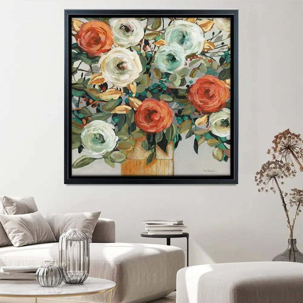 Floral Warmth Canvas Print Floral Warmth Canvas Print wall art product Carol Robinson