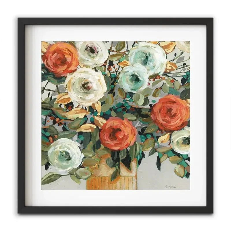Floral Warmth Framed Art Print Floral Warmth Framed Art Print wall art product Carol Robinson