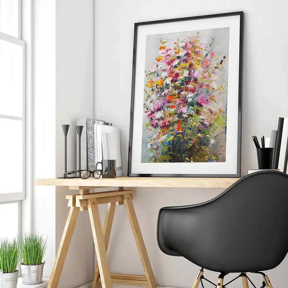 Flower Arrangement Framed Art Print Flower Arrangement Framed Art Print wall art product Kvocek / Shutterstock