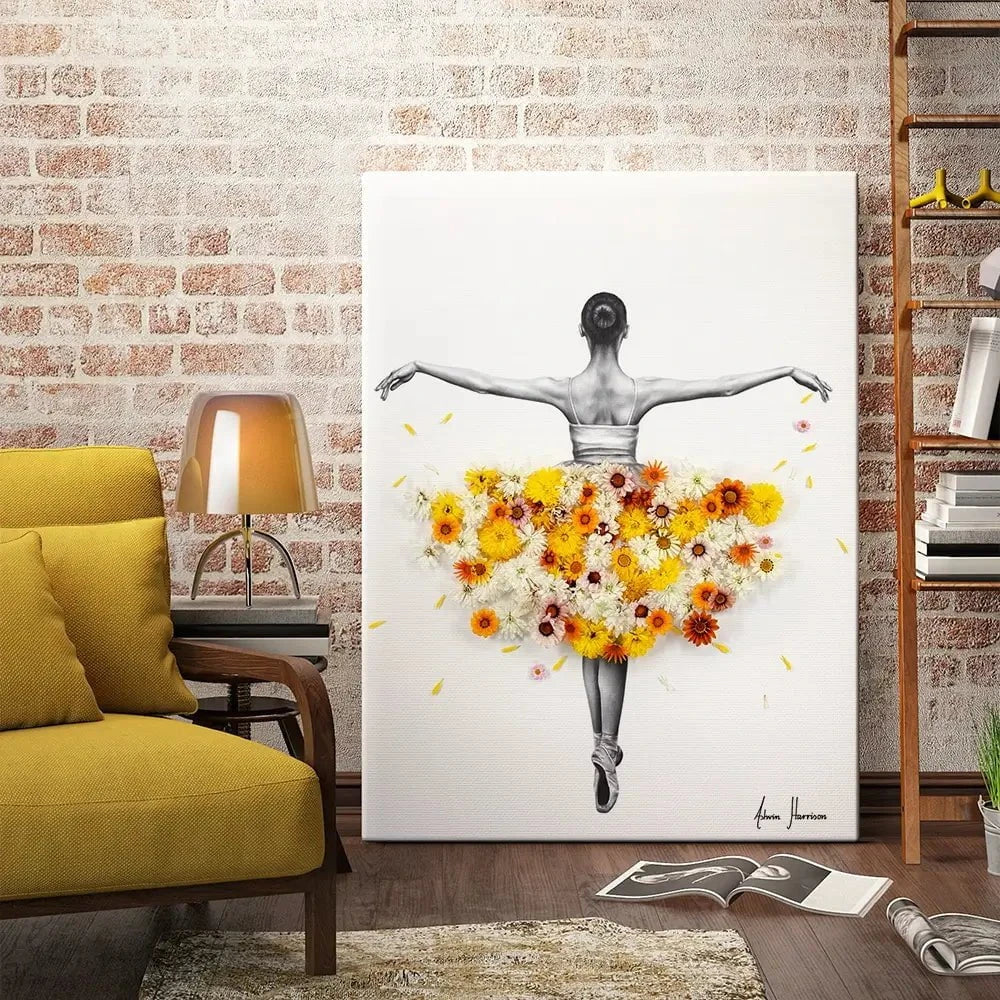 Flower Ballerina Canvas Print Flower Ballerina Canvas Print wall art product Ashvin Harrison