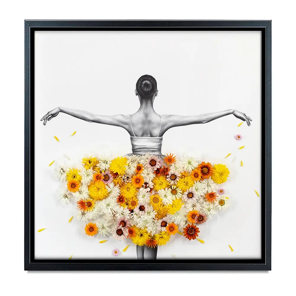 Flower Ballerina Oversized Canvas Print Flower Ballerina Oversized Canvas Print wall art product Art Print Shop