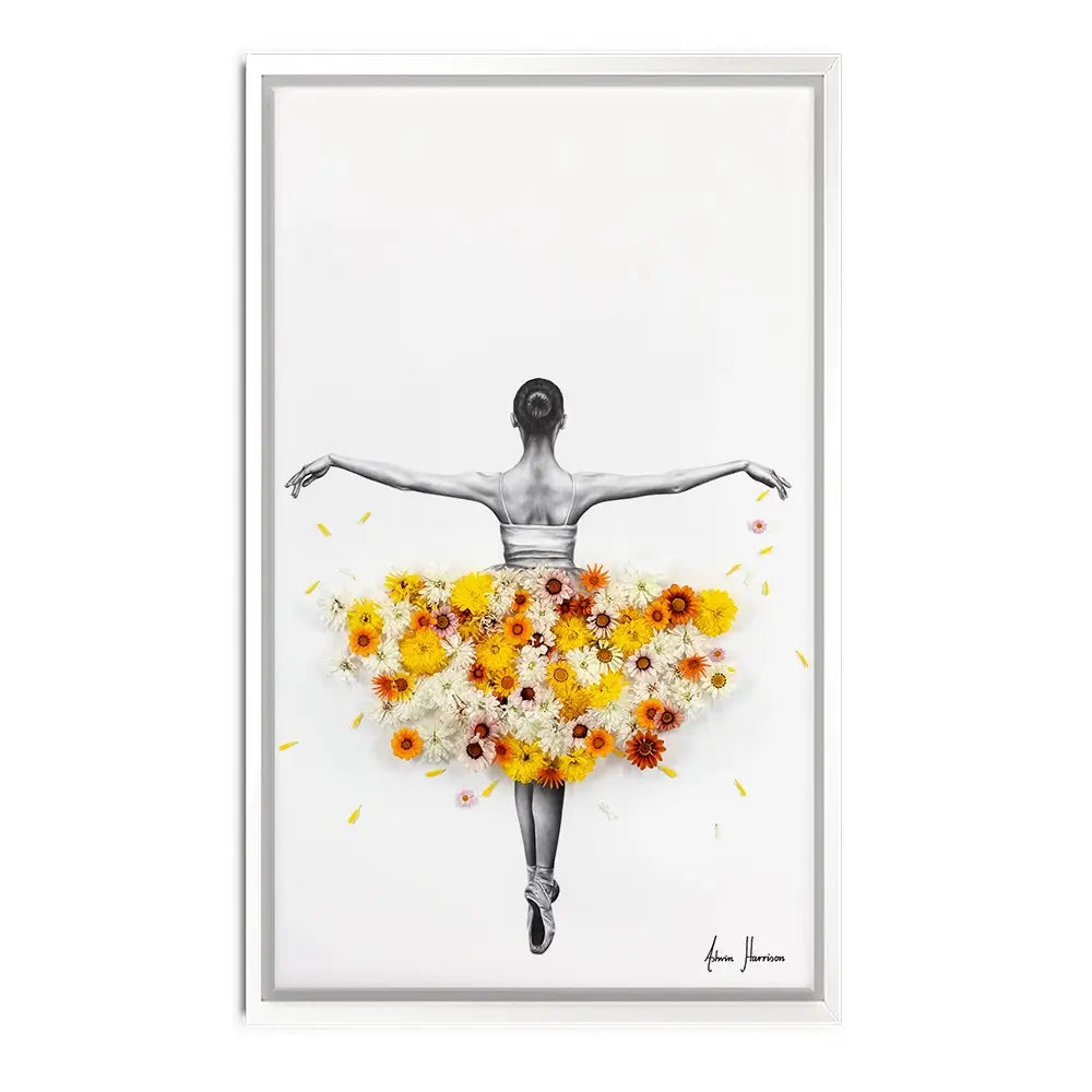 Flower Ballerina Oversized Canvas Print Flower Ballerina Oversized Canvas Print wall art product Art Print Shop