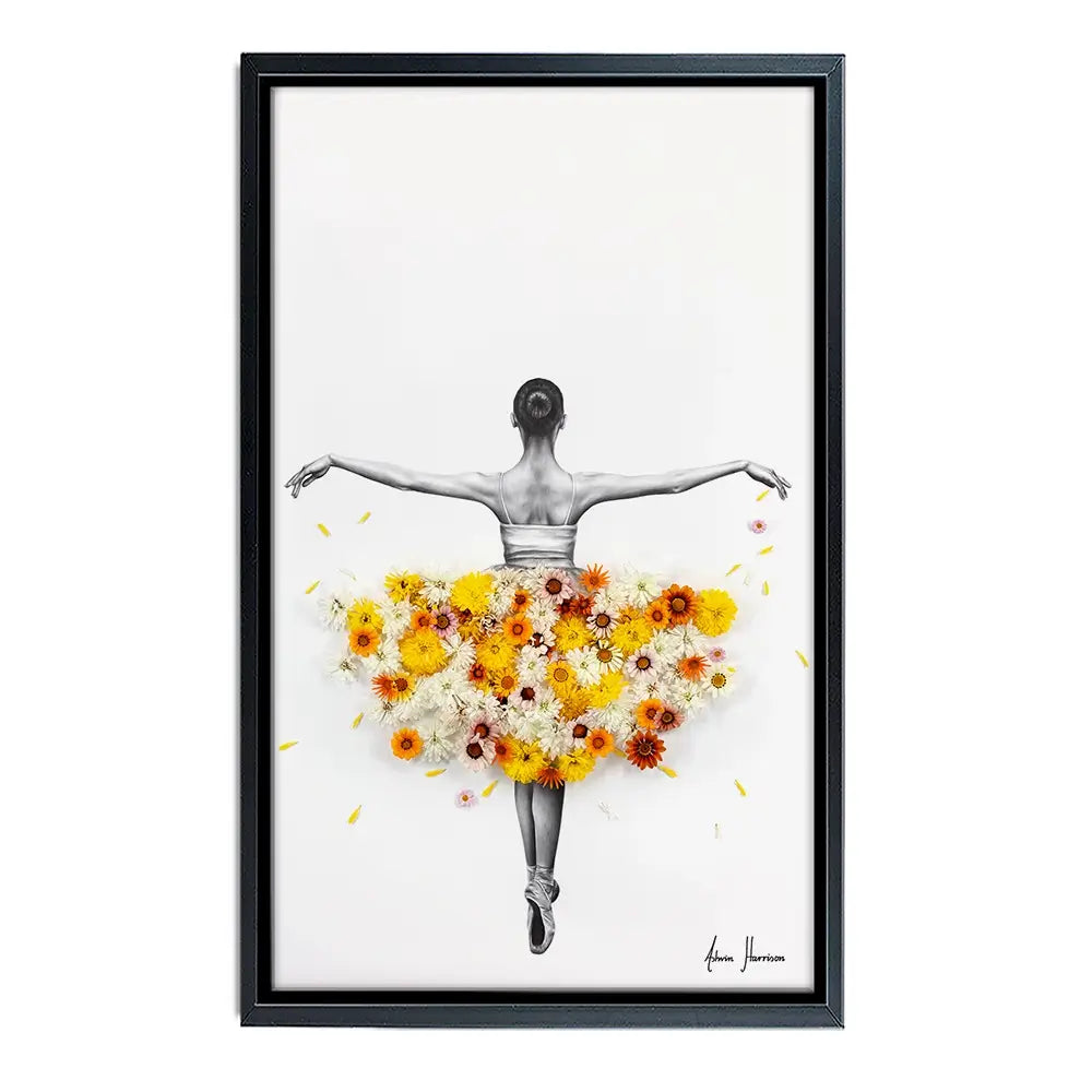 Flower Ballerina Oversized Canvas Print Flower Ballerina Oversized Canvas Print wall art product Art Print Shop