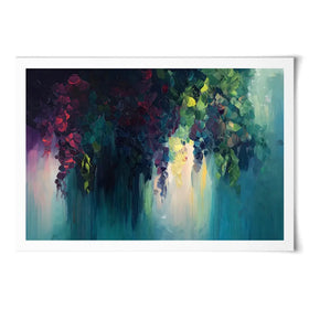 Flower Cascade Art Print Flower Cascade Art Print wall art product Gina Kelly - Independent