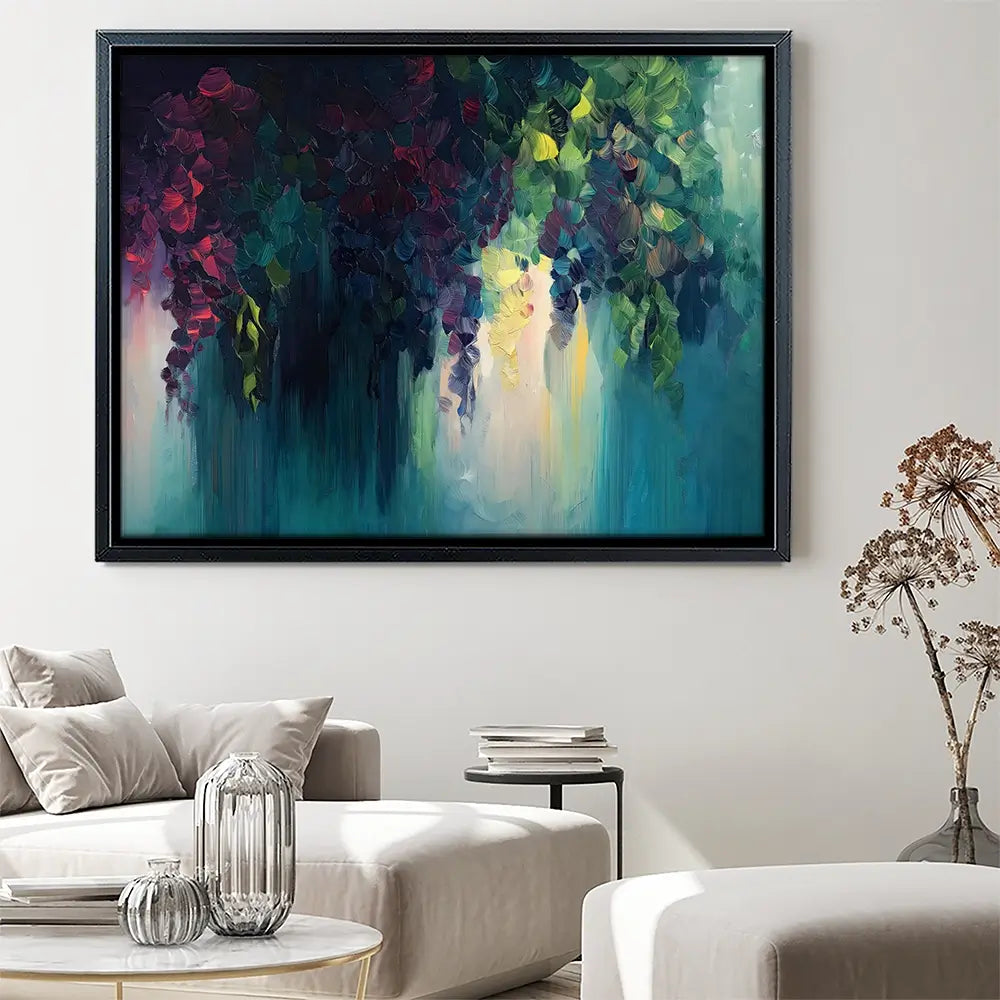 Flower Cascade Canvas Print Flower Cascade Canvas Print wall art product Gina Kelly - Independent