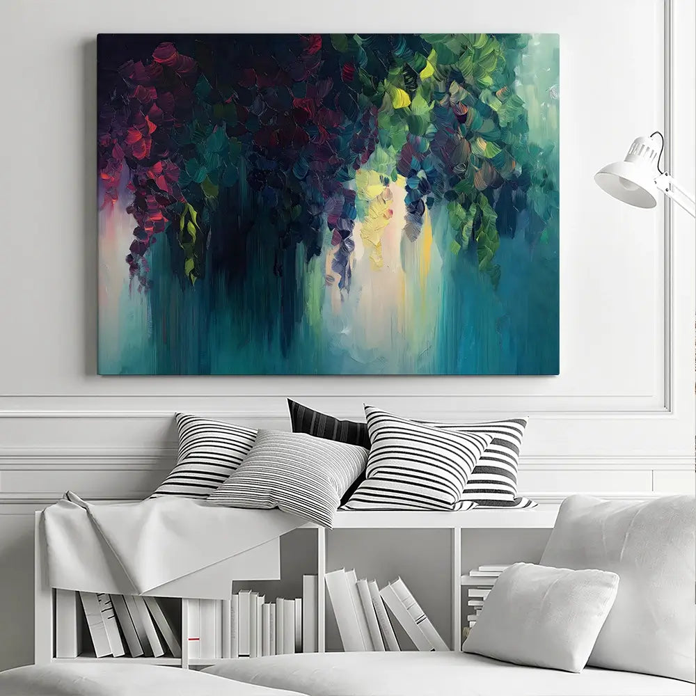 Flower Cascade Canvas Print Flower Cascade Canvas Print wall art product Gina Kelly - Independent