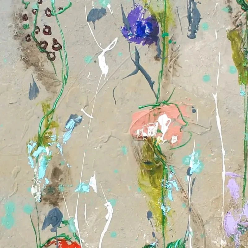 Flower Chain Art Print Flower Chain Art Print wall art product Studio Paint-Ing