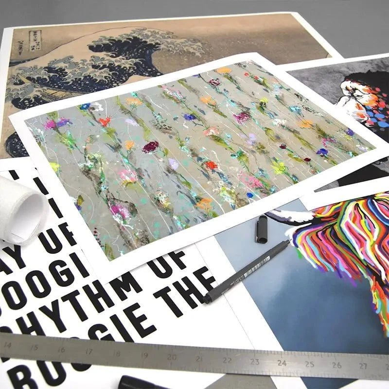 Flower Chain Art Print Flower Chain Art Print wall art product Studio Paint-Ing