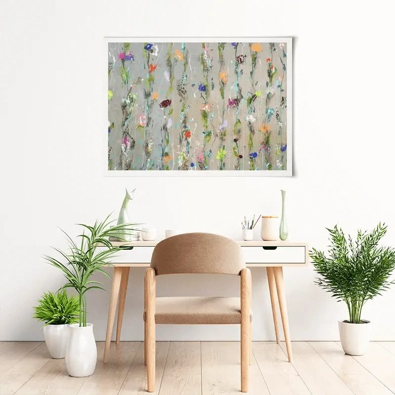 Flower Chain Art Print Flower Chain Art Print wall art product Studio Paint-Ing