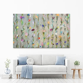 Flower Chain Canvas Print Flower Chain Canvas Print wall art product Studio Paint-Ing