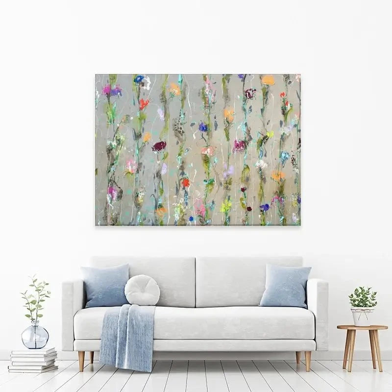 Flower Chain Canvas Print Flower Chain Canvas Print wall art product Studio Paint-Ing