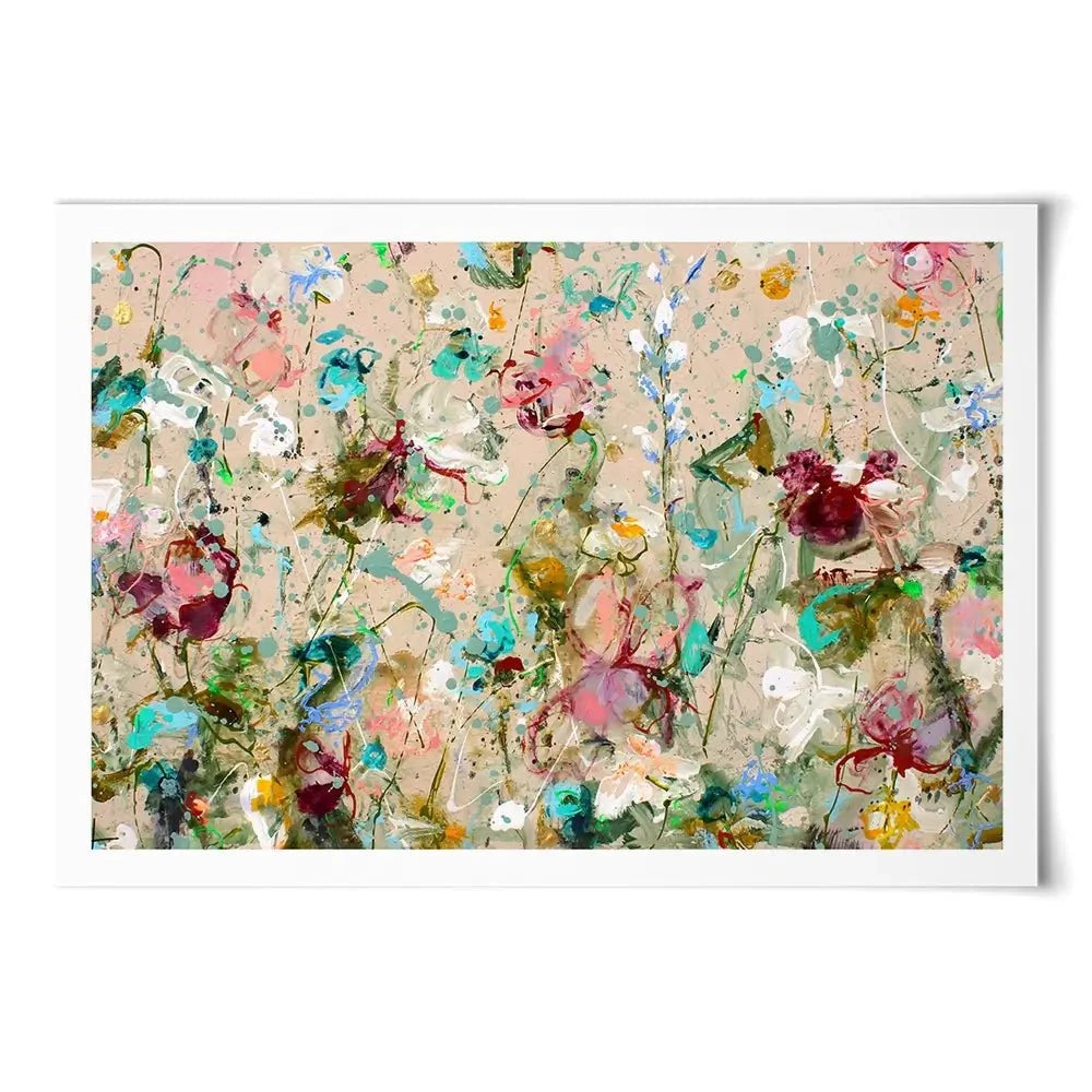 Flower Feeling Art Print Flower Feeling Art Print wall art product Studio Paint-Ing
