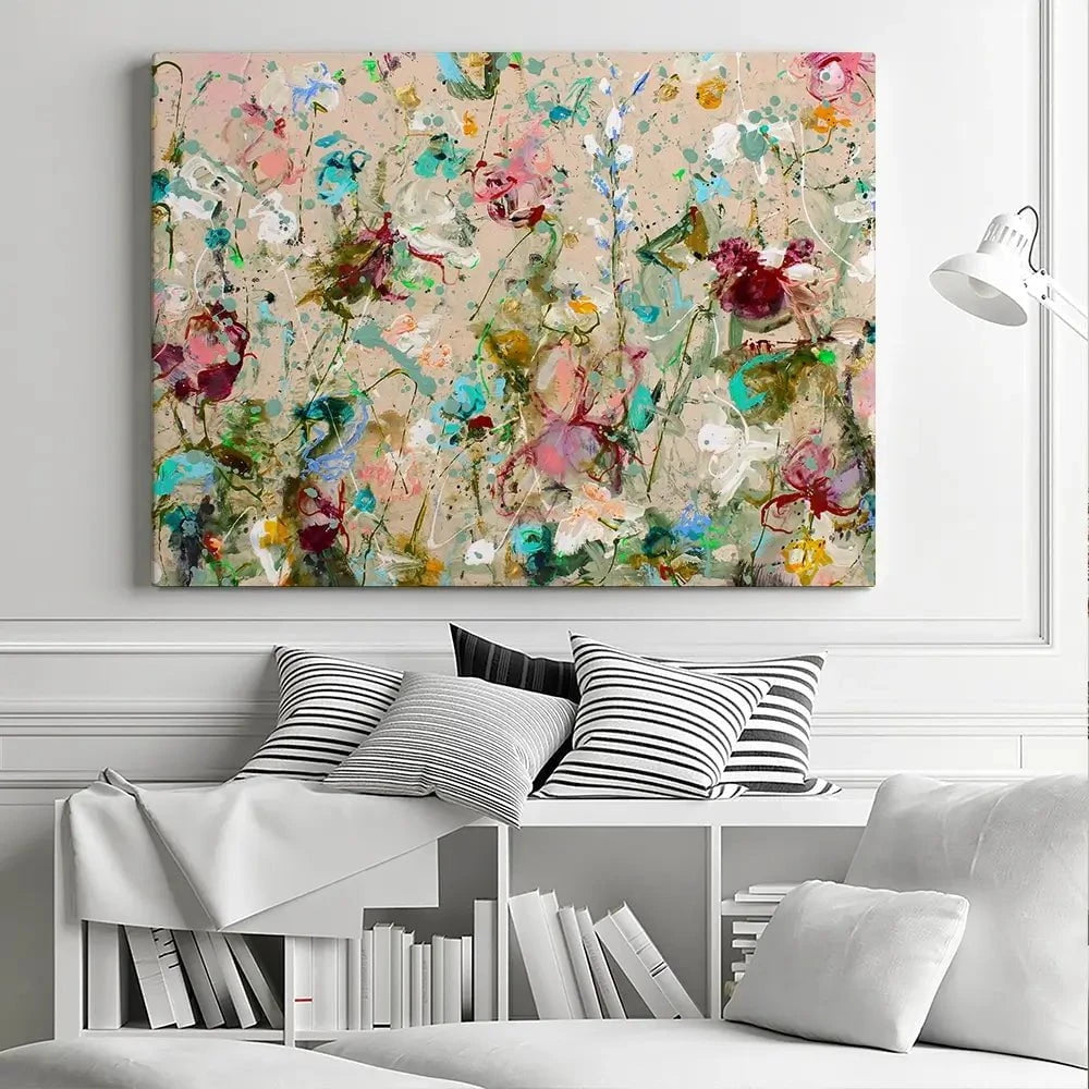 Flower Feeling Canvas Print Flower Feeling Canvas Print wall art product Studio Paint-Ing