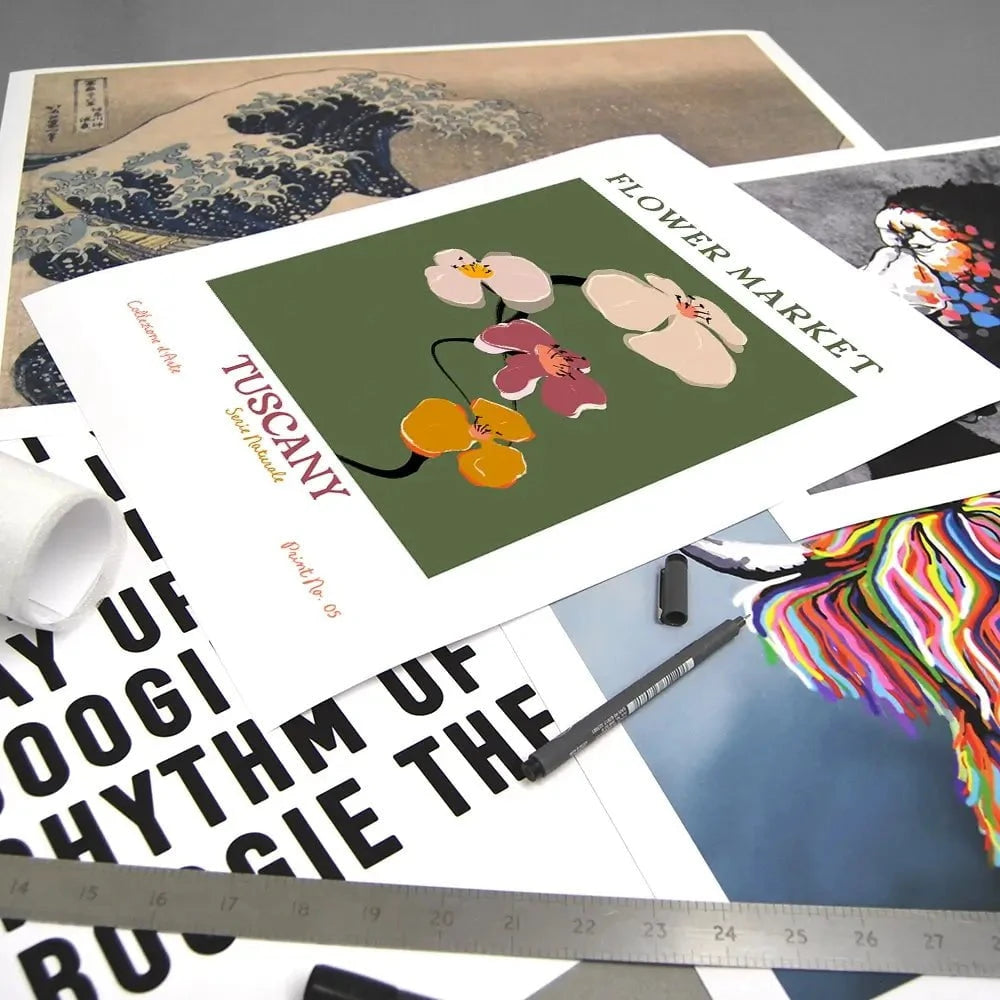 Flower Market Tuscany Art Print Flower Market Tuscany Art Print wall art product Treechild