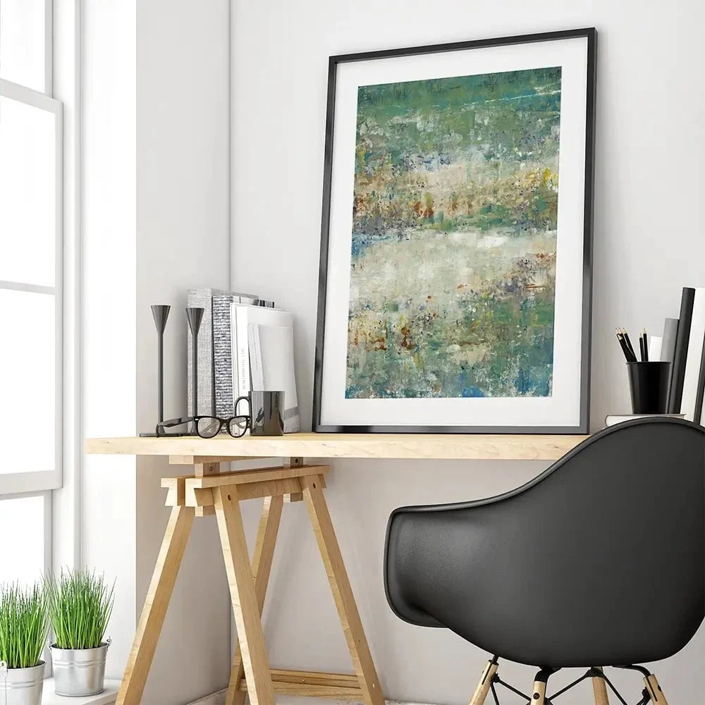 Flower Path Framed Art Print Flower Path Framed Art Print wall art product Tim O'Toole