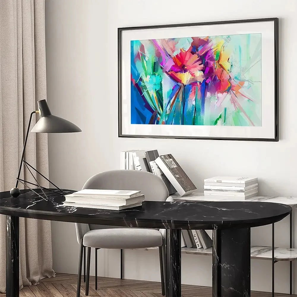 Flower Power Framed Art Print Flower Power Framed Art Print wall art product pluie_r / Shutterstock