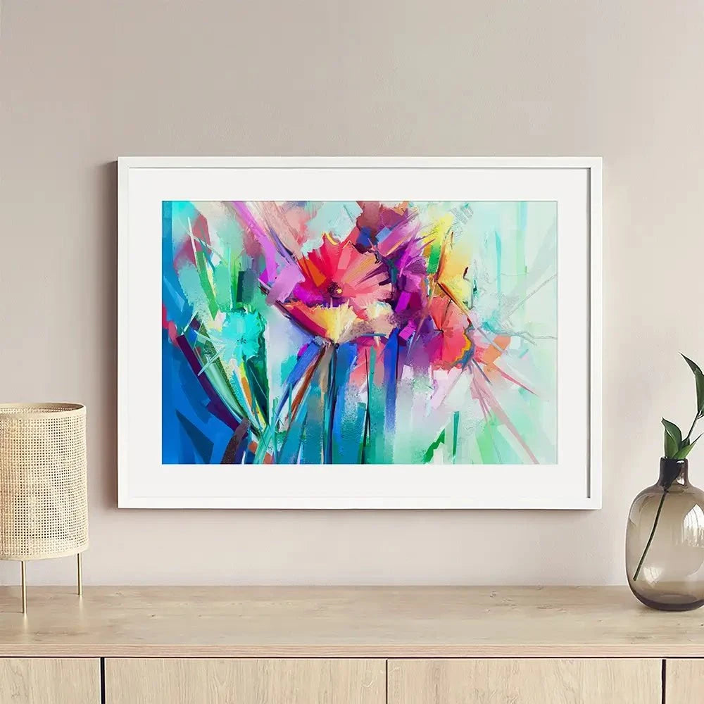 Flower Power Framed Art Print Flower Power Framed Art Print wall art product pluie_r / Shutterstock