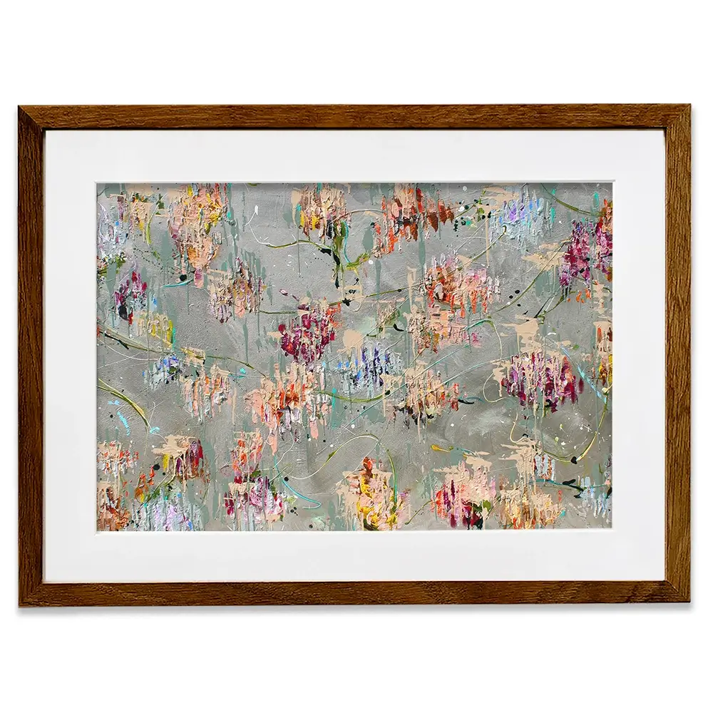 Flower Reflection Framed Art Print Flower Reflection Framed Art Print wall art product Studio Paint-ING