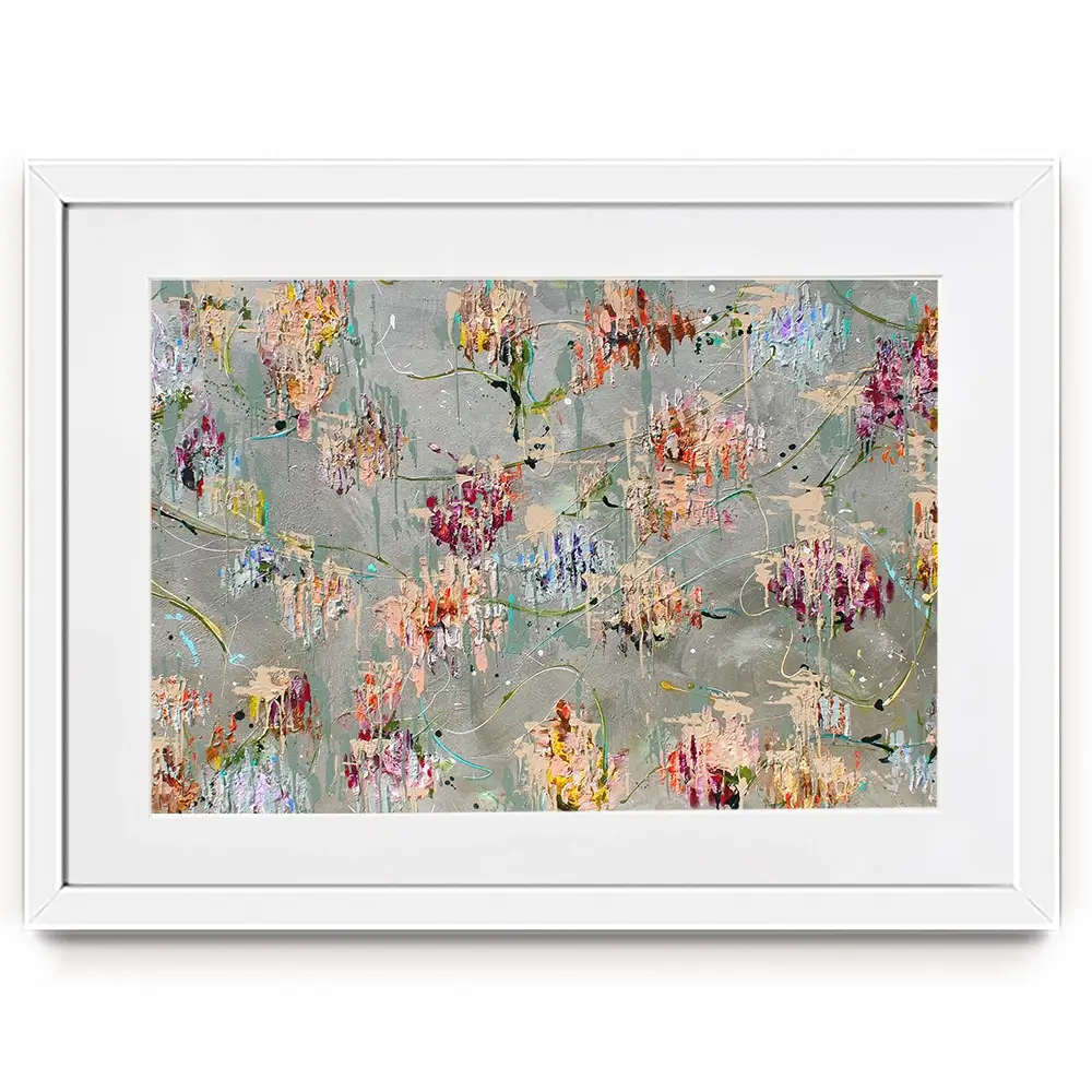 Flower Reflection Framed Art Print Flower Reflection Framed Art Print wall art product Studio Paint-ING