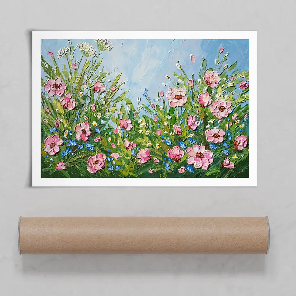 Flowers After The Rain Art Print Flowers After The Rain Art Print wall art product Olga Tkachyk