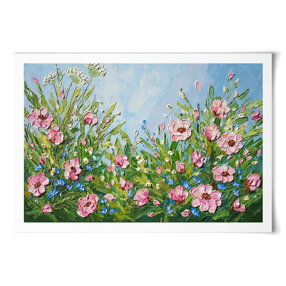 Flowers After The Rain Art Print Flowers After The Rain Art Print wall art product Olga Tkachyk