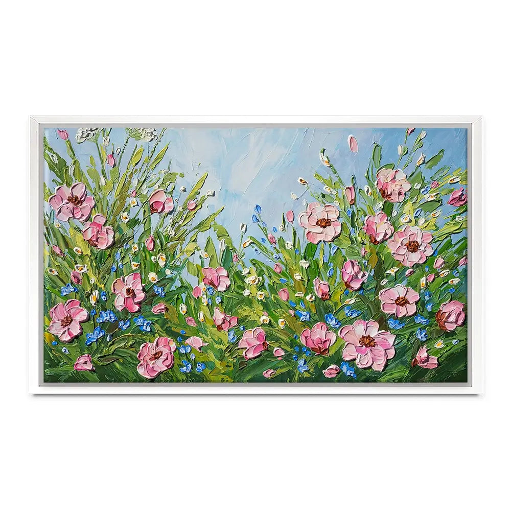 Flowers After The Rain Canvas Print Flowers After The Rain Canvas Print wall art product Olga Tkachyk