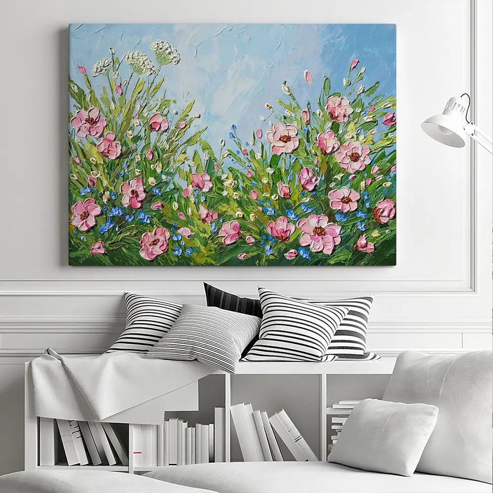 Flowers After The Rain Canvas Print Flowers After The Rain Canvas Print wall art product Olga Tkachyk