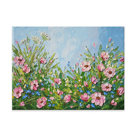 Flowers After The Rain Canvas Print Flowers After The Rain Canvas Print wall art product Olga Tkachyk