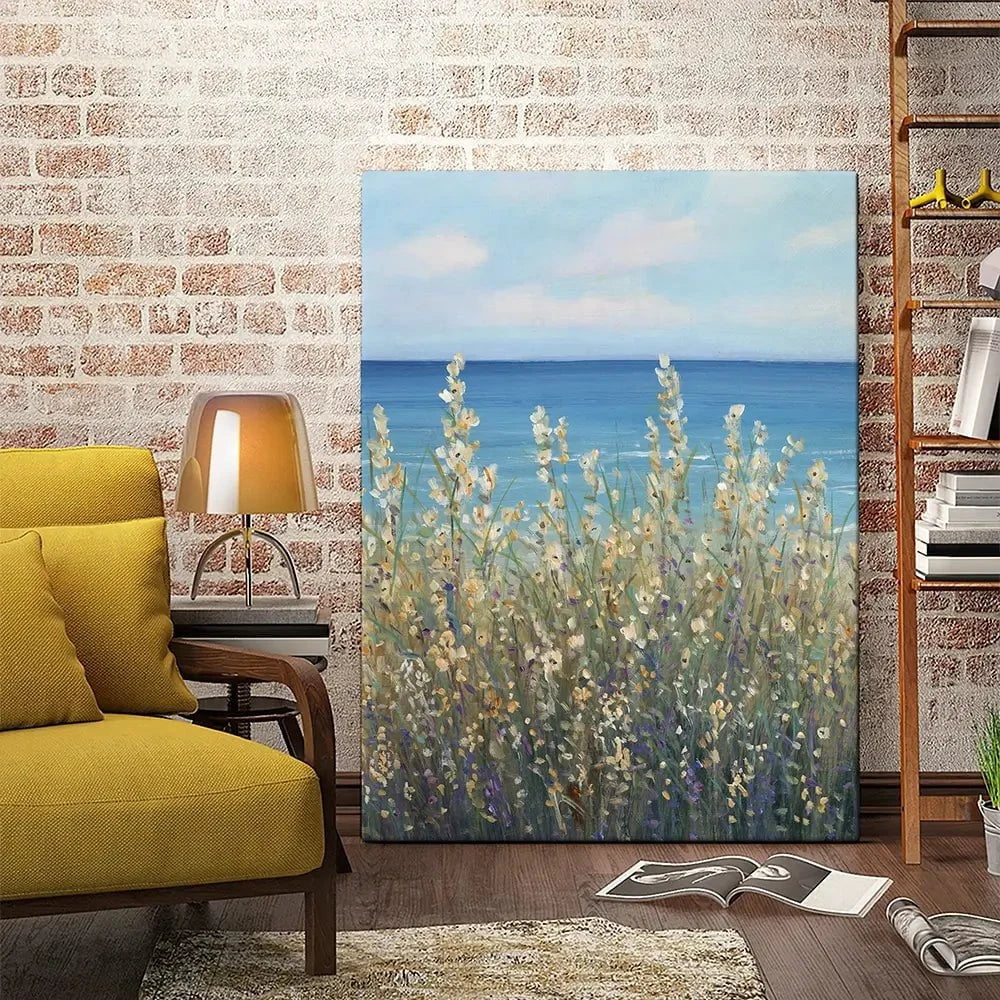 Flowers At The Coast Canvas Print Flowers At The Coast Canvas Print wall art product Tim O'Toole