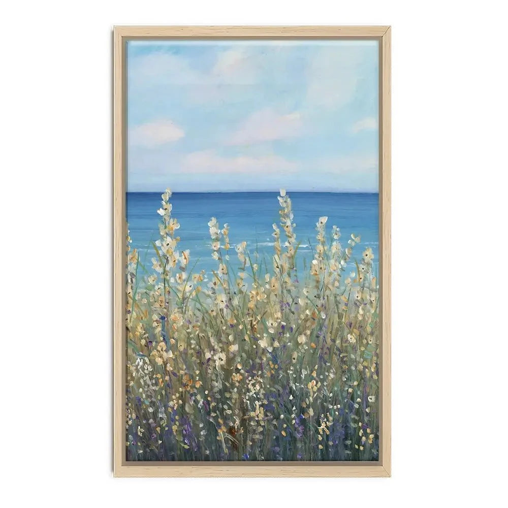 Flowers At The Coast Canvas Print Flowers At The Coast Canvas Print wall art product Tim O'Toole