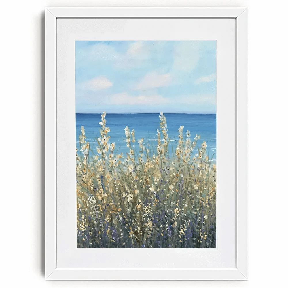 Flowers At The Coast Framed Art Print Flowers At The Coast Framed Art Print wall art product Tim O'Toole