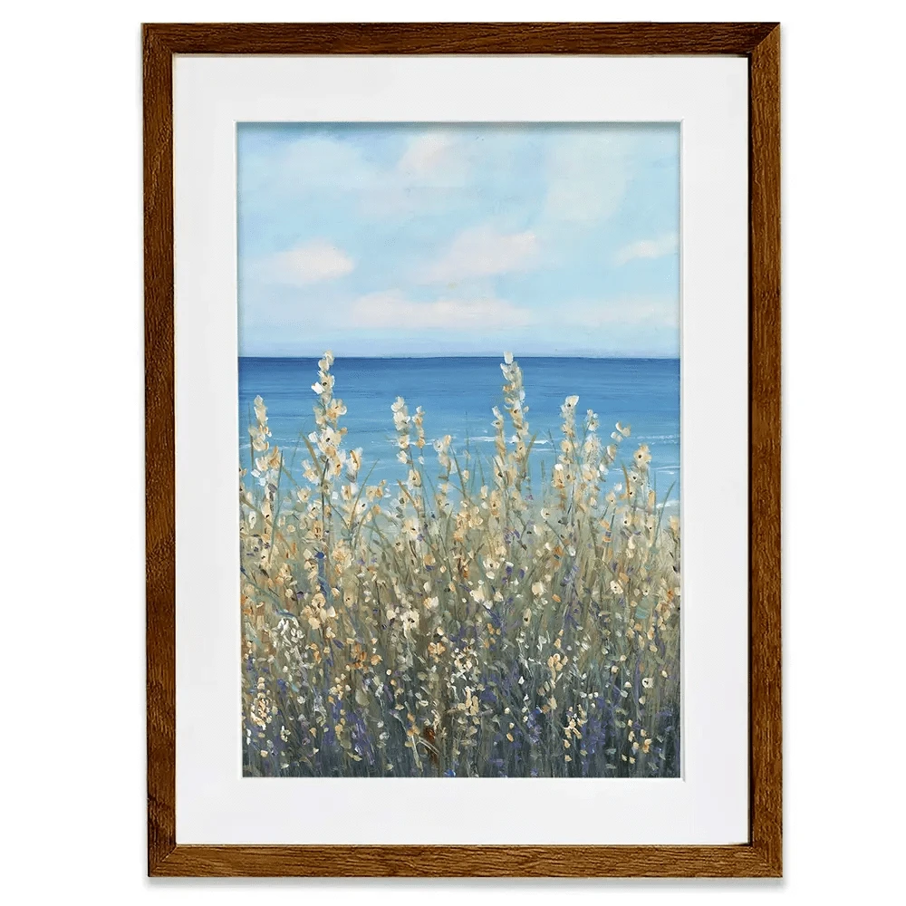 Flowers At The Coast Framed Art Print Flowers At The Coast Framed Art Print wall art product Tim O'Toole