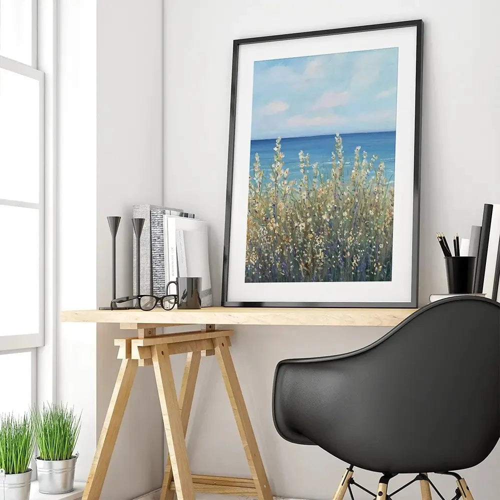 Flowers At The Coast Framed Art Print Flowers At The Coast Framed Art Print wall art product Tim O'Toole