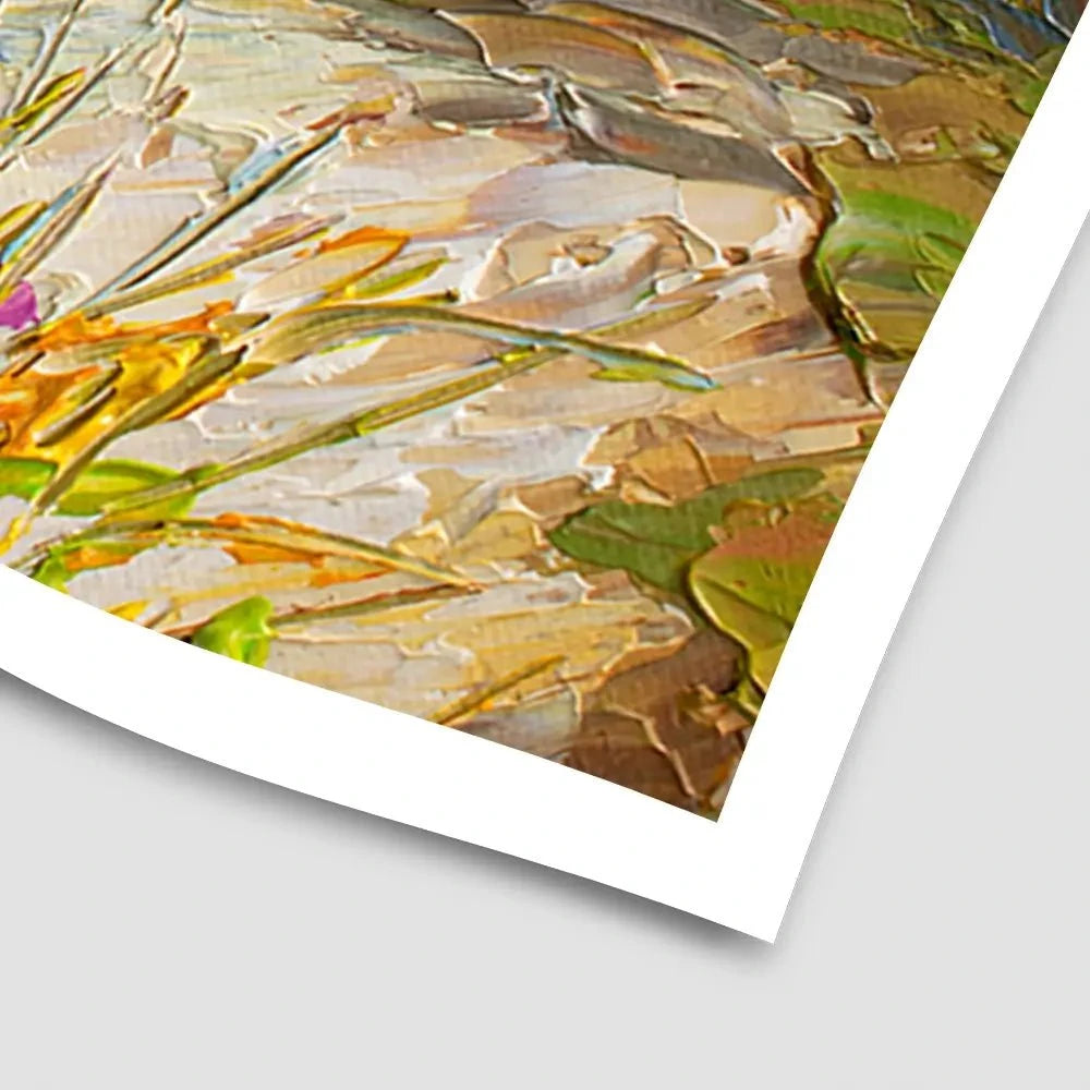 Flowers Beside The Sea Art Print Flowers Beside The Sea Art Print wall art product Olga Tkachyk