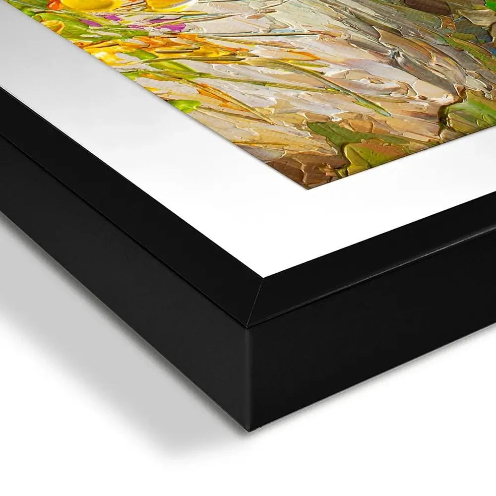 Flowers Beside The Sea Framed Art Print Flowers Beside The Sea Framed Art Print wall art product Olga Tkachyk