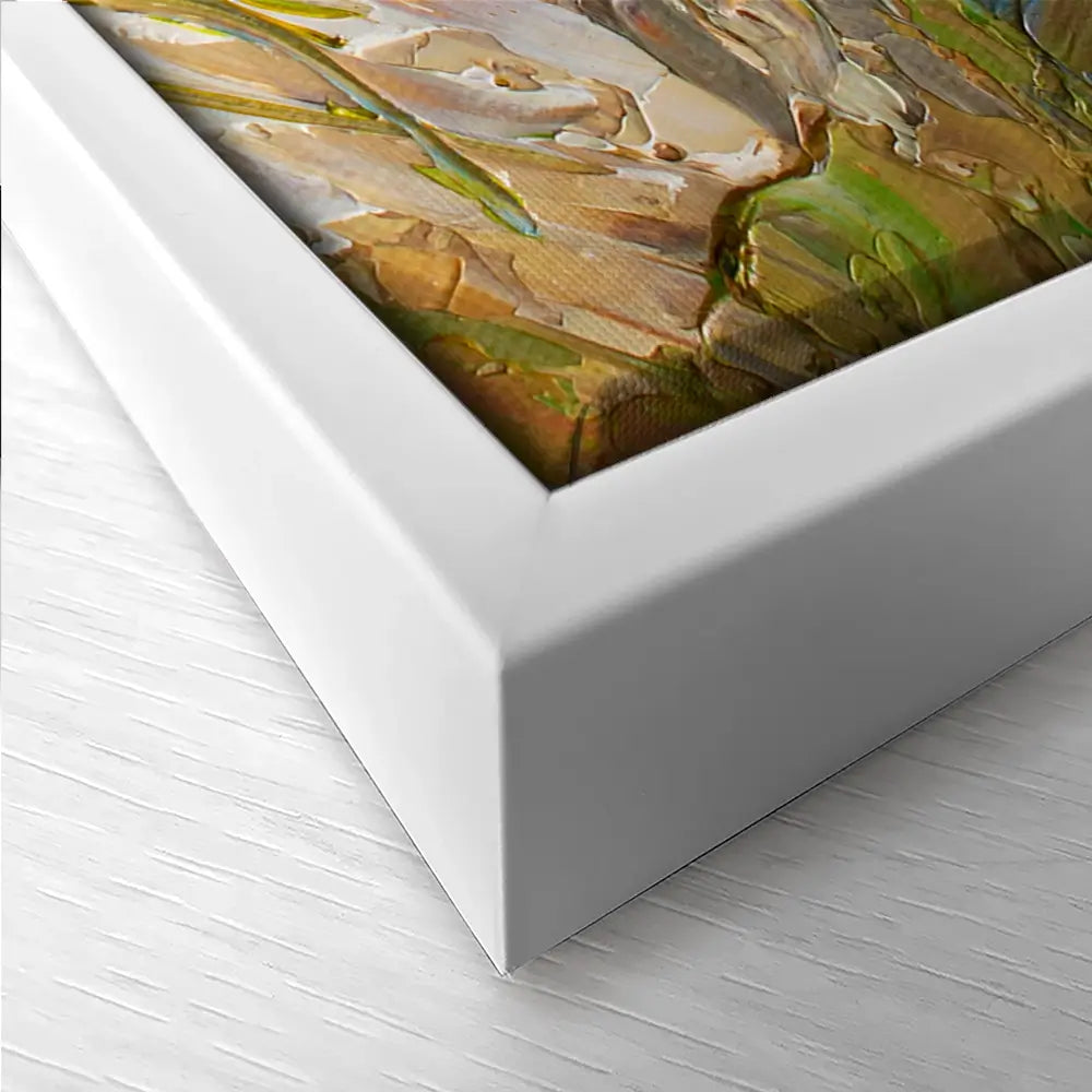Flowers Beside The Sea Trio Canvas Print Flowers Beside The Sea Trio Canvas Print wall art product Olga Tkachyk