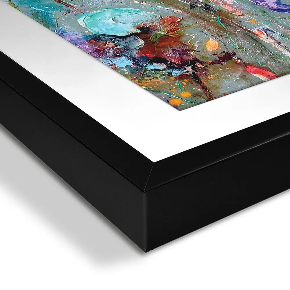 Flowers By Dawn Square Framed Art Print Flowers By Dawn Square Framed Art Print wall art product Studio Paint-Ing