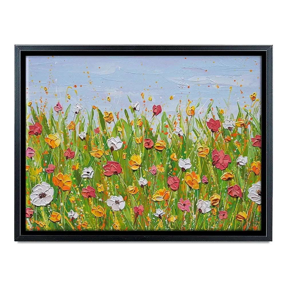 Flowers In The Garden Canvas Print Flowers In The Garden Canvas Print wall art product Olga Tkachyk