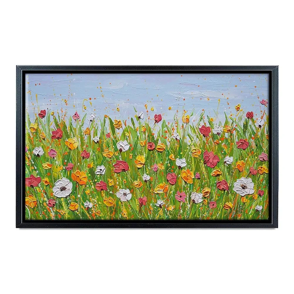 Flowers In The Garden Canvas Print Flowers In The Garden Canvas Print wall art product Olga Tkachyk