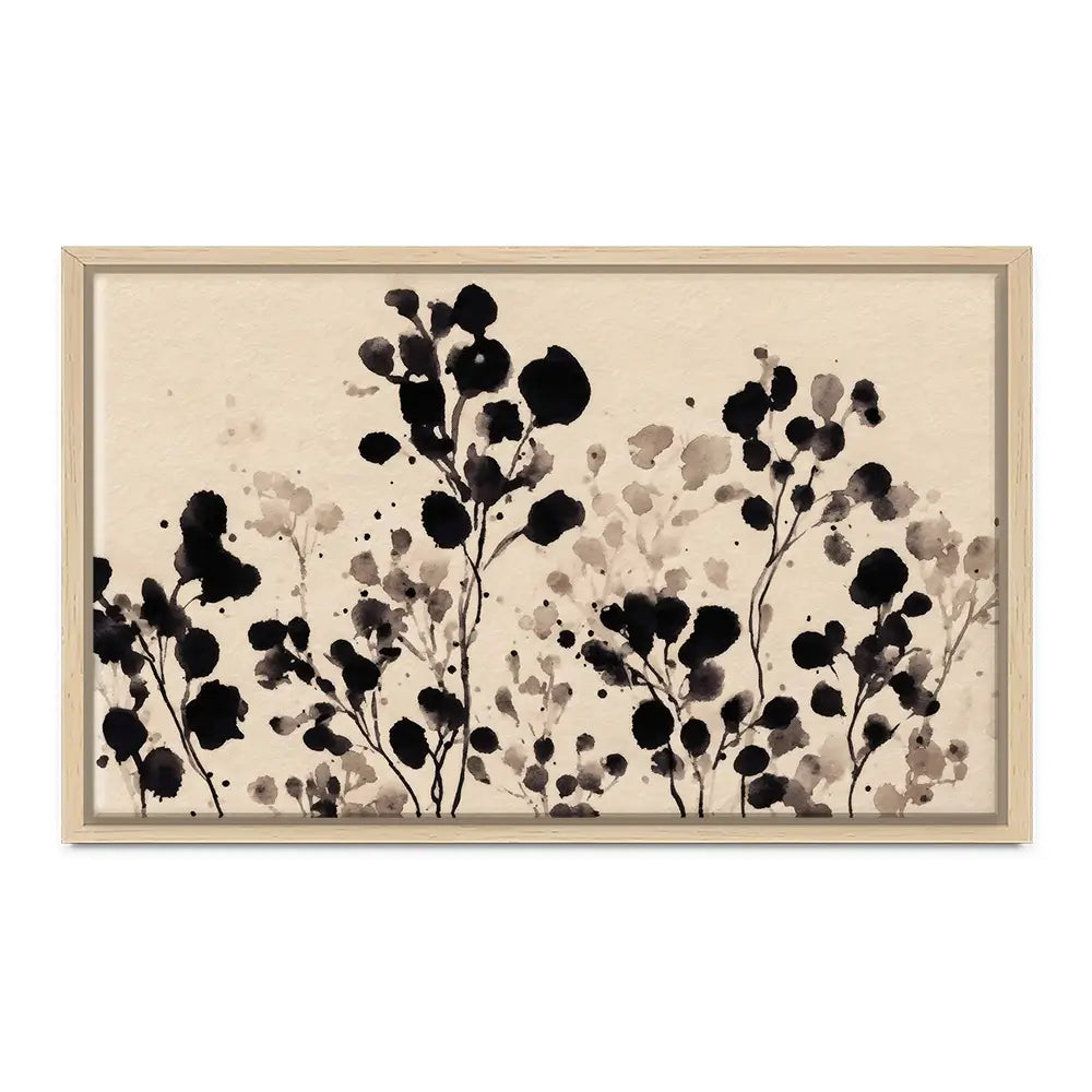 Flowers Of Ink Canvas Print Flowers Of Ink Canvas Print wall art product Petals Prints Design - Independent