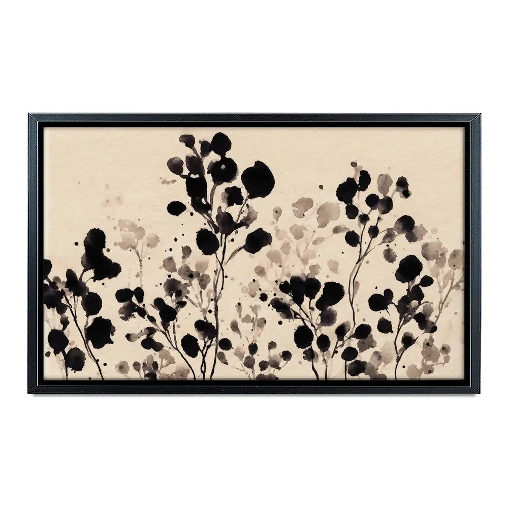 Flowers Of Ink Canvas Print Flowers Of Ink Canvas Print wall art product Petals Prints Design - Independent