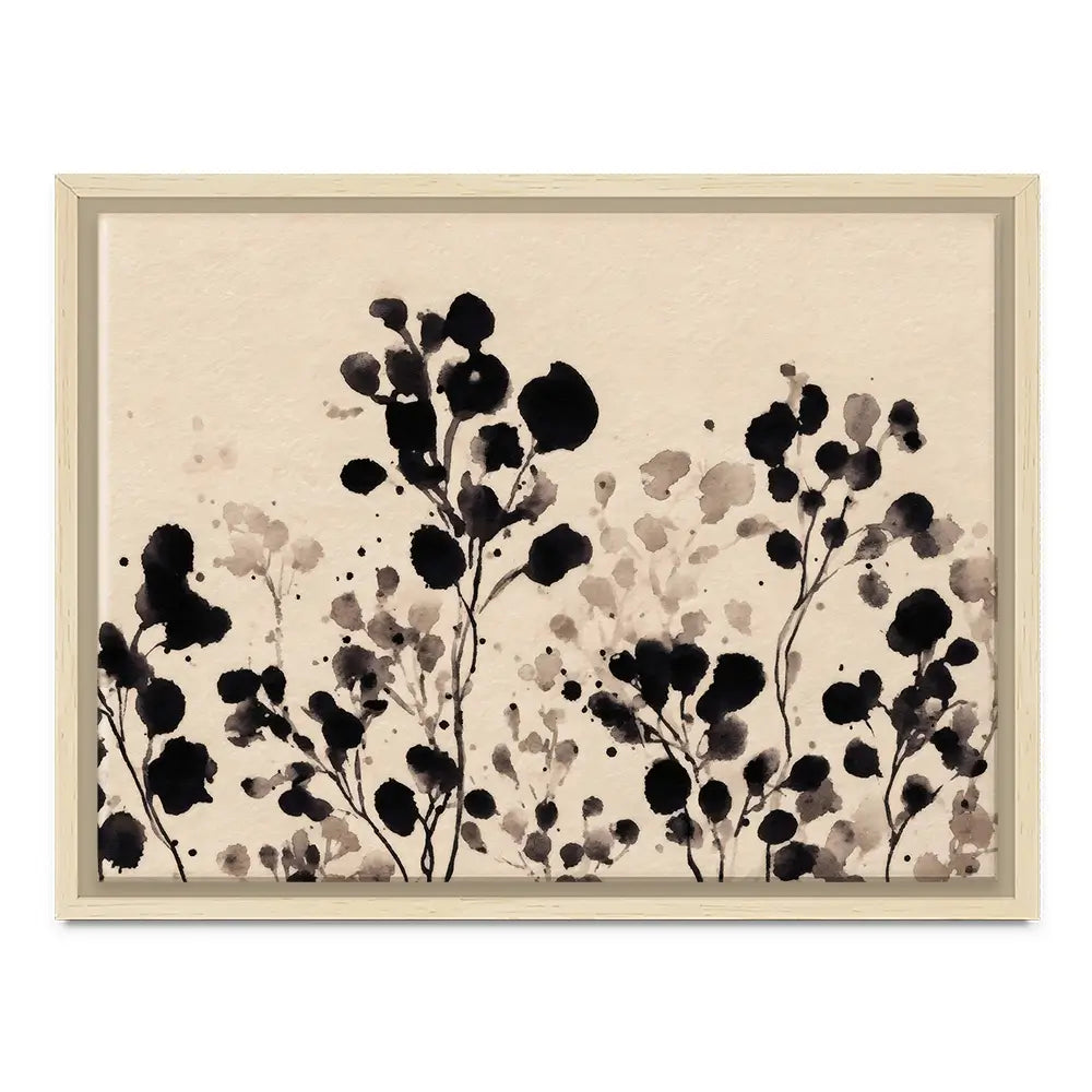Flowers Of Ink Canvas Print Flowers Of Ink Canvas Print wall art product Petals Prints Design - Independent