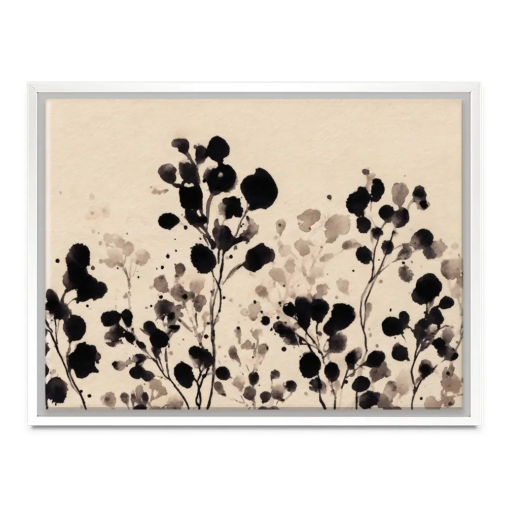 Flowers Of Ink Canvas Print Flowers Of Ink Canvas Print wall art product Petals Prints Design - Independent