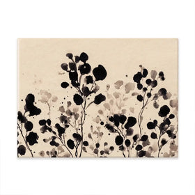 Flowers Of Ink Canvas Print Flowers Of Ink Canvas Print wall art product Petals Prints Design - Independent