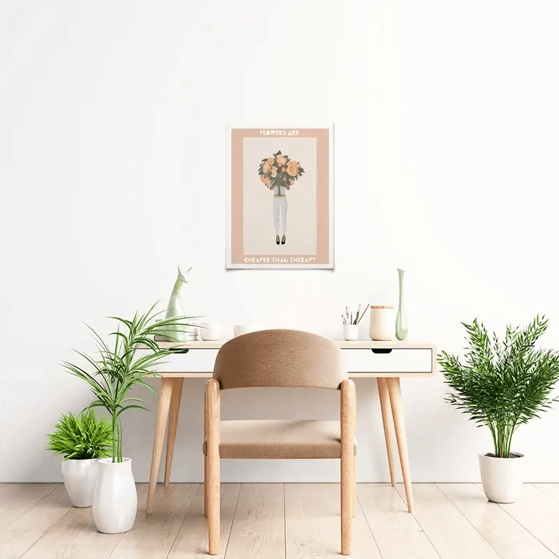 Flowers Pick Me Up Art Print Flowers Pick Me Up Art Print wall art product Sarah Manovski