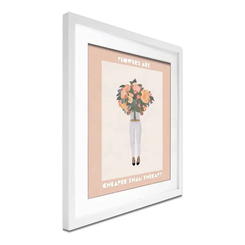 Flowers Pick Me Up Framed Art Print Flowers Pick Me Up Framed Art Print wall art product Sarah Manovski